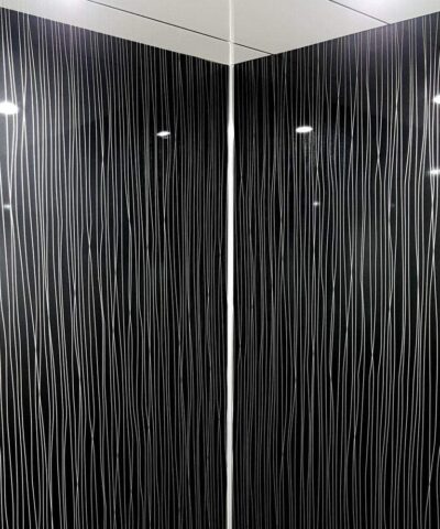 Black String Wet Wall Panels