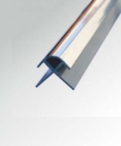1 x Chrome External Trim For 10mm Wall Panels