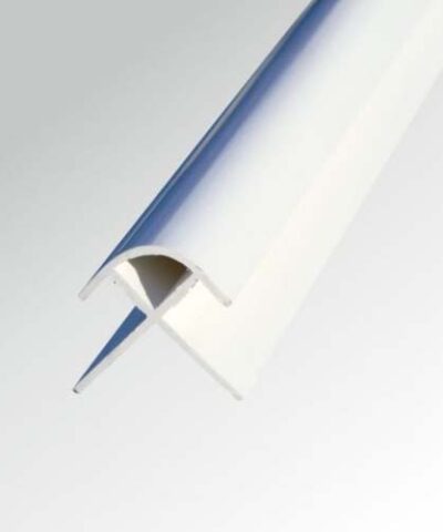 1 x White External Trim For 10mm Wall Panels